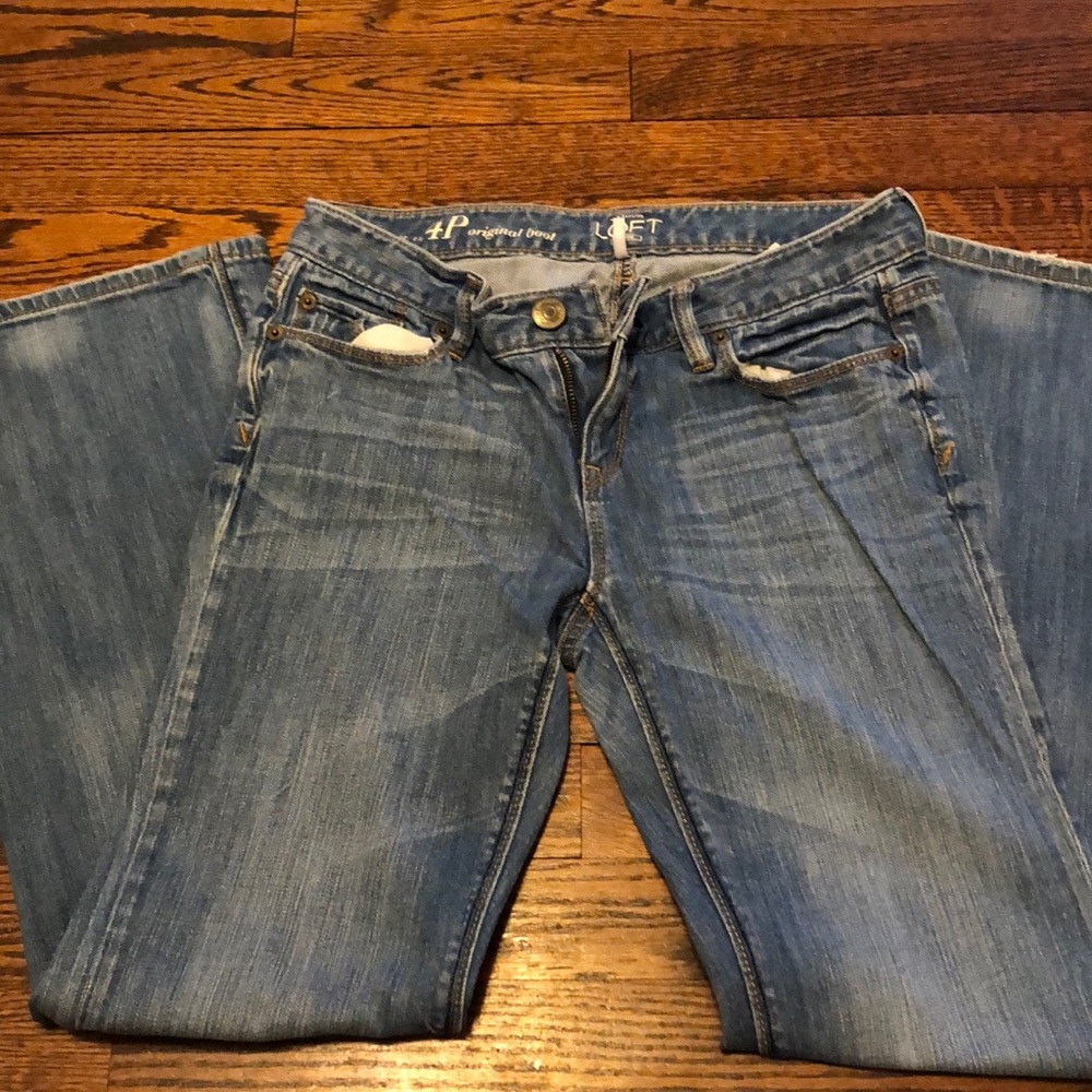 Loft distressed flare jeans - 4P